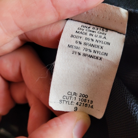 Vintage Y2k Rampage maxi sheer waist halter neckline black dress size 9 - Picture 7 of 7